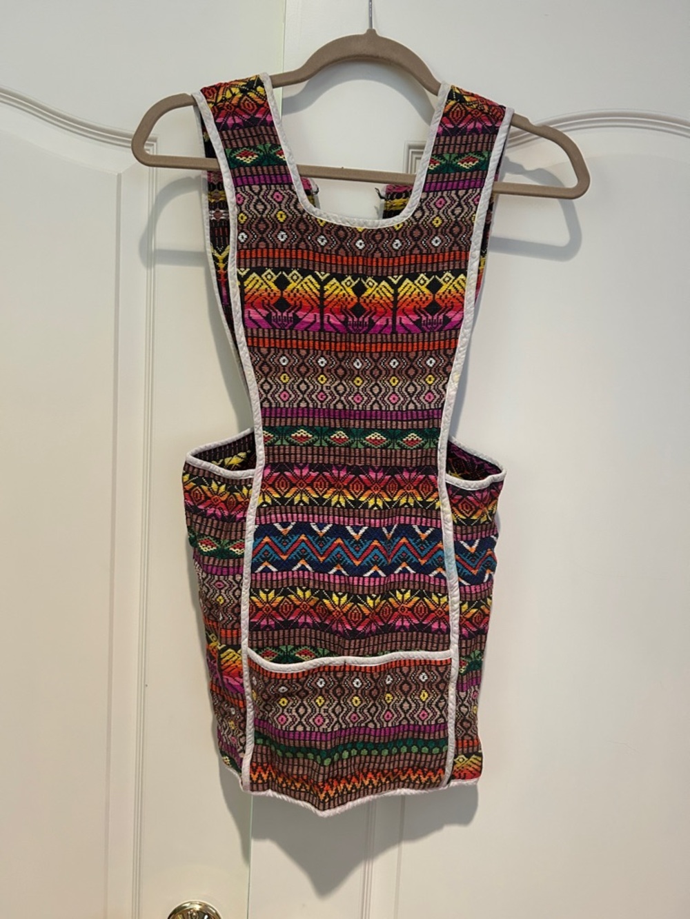 Colorful Aztec Patterned Sleeveless Tunic